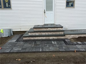 glen gery lorraine white l shape stoop steps step bluestone top cambridge limestone quarry ledgestone xl pavers